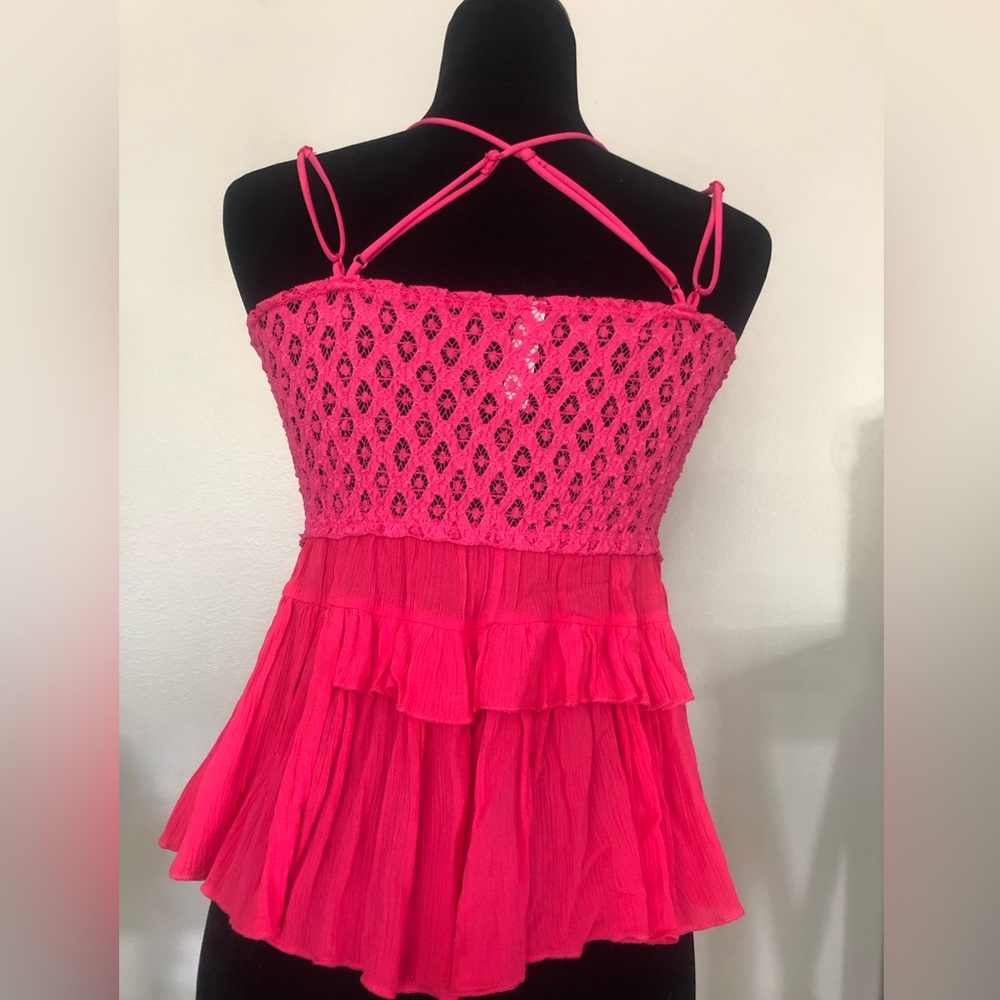 🌺Zenana Ruffle Lace Top🌺 - Picture 3 of 4